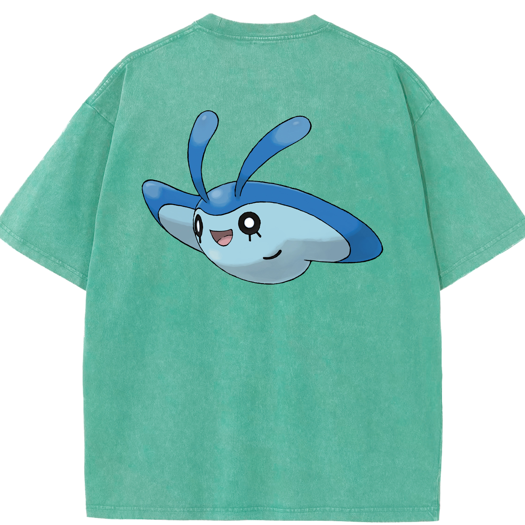 （画像用） ポケットモンスター Pokémon 綿100% ヴィンテージ風 半袖Tシャツ（背面プリント）